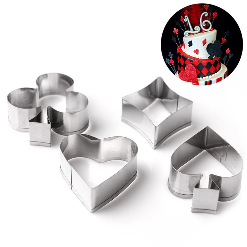 Card Scraper Steel - 포단트 툴스 스페이드 포던트 포커 케이크