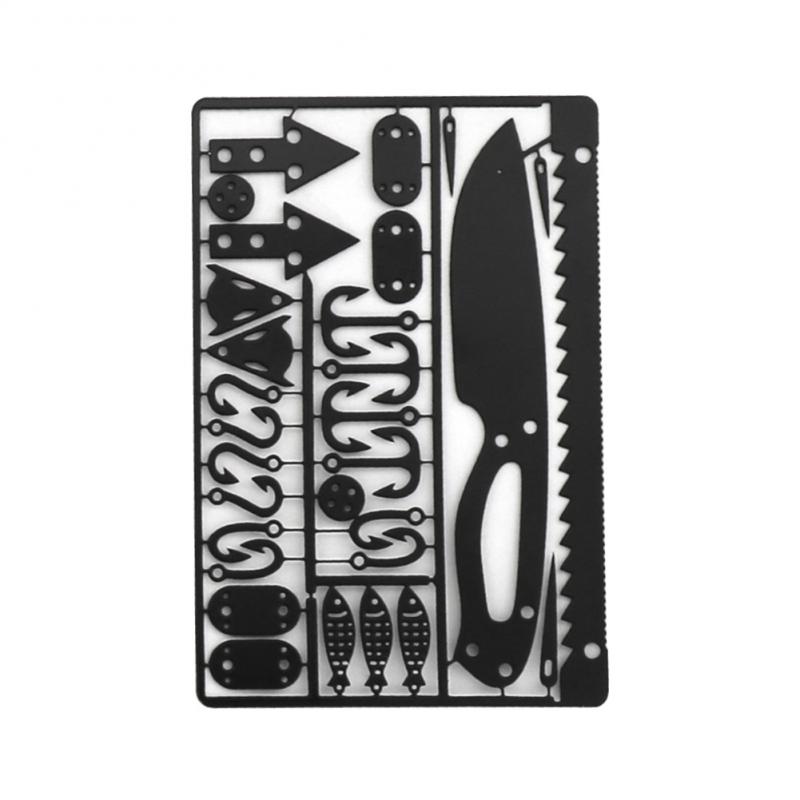 Card Scraper Steel - 야외 다목적 스테인레스 스틸 도구 카드