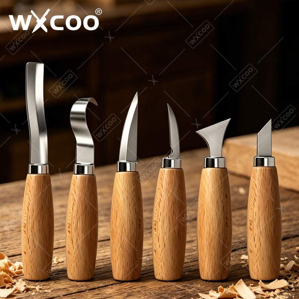 Woodworking Company - WXCOO 인체공학적 목공 조각용 훅 치즐