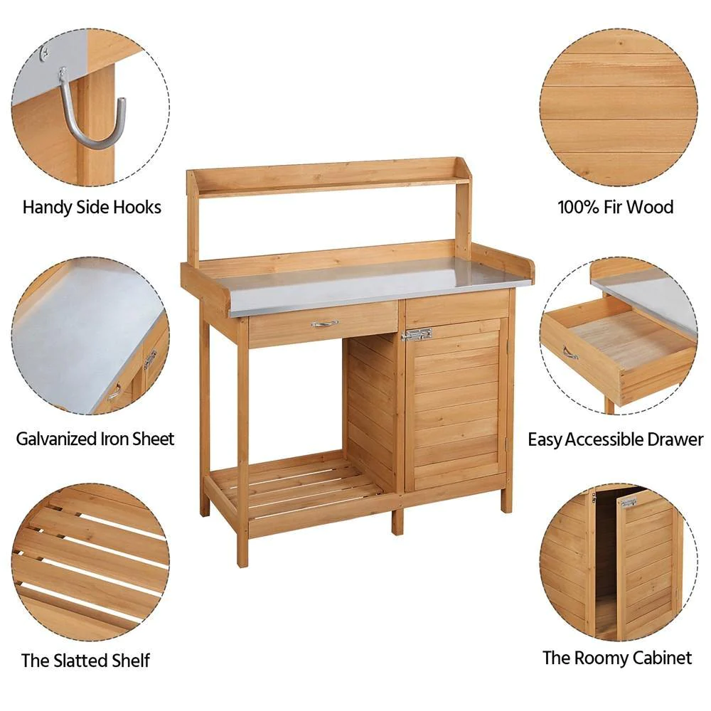 야외 가구용 원목 화분 작업대 - Woodworking Workbench 리뷰 및 가격