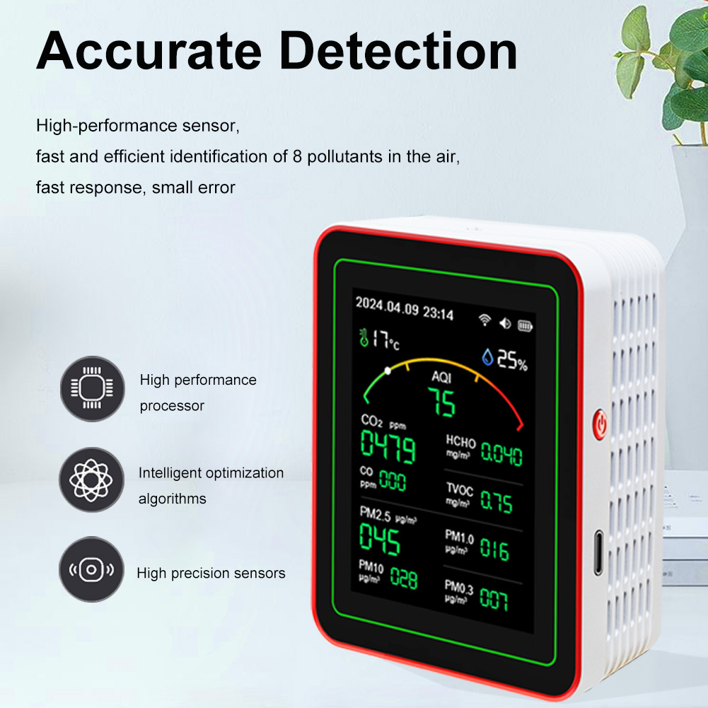 WiFi 15-in-1 실내 공기질 모니터 TFT 디스 - Woodworking App 리뷰 및 가격