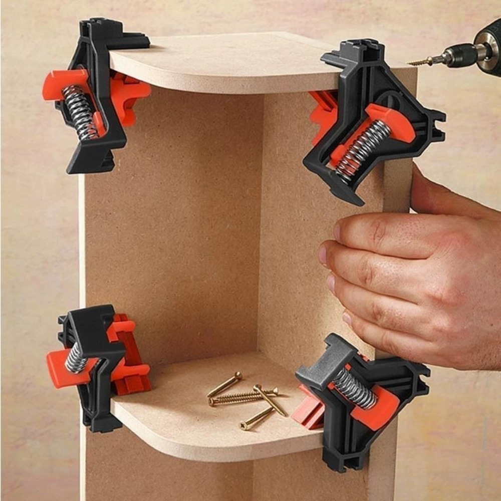 4개 90 °   직각 클램프 고정 클립 액자 코너 클 - Woodworking Company 리뷰 및 가격