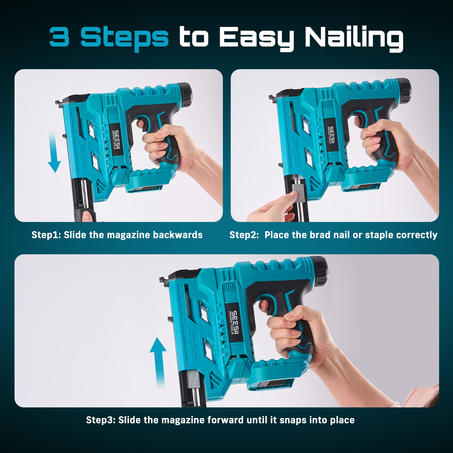 SEESII 전기 네일건 무선 2 in 1 18 게이지 - Woodworking Nails 리뷰 및 가격