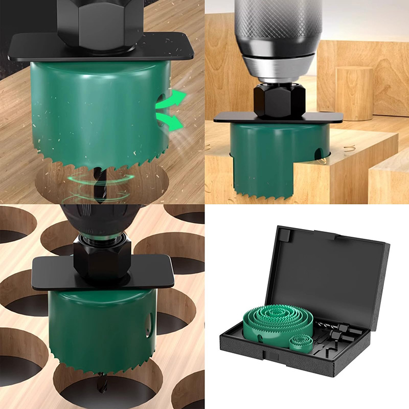 19/8/5PCS 19-127mm 홀쏘 커팅 세트, 목 - Woodworking Company 리뷰 및 가격