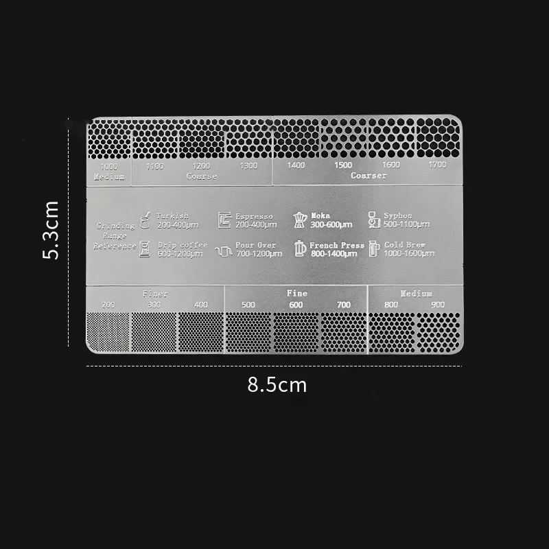 스테인레스 스틸 커피 분말 두께 비교 눈금자 연마기 그 - Card Scraper Steel 리뷰 및 가격