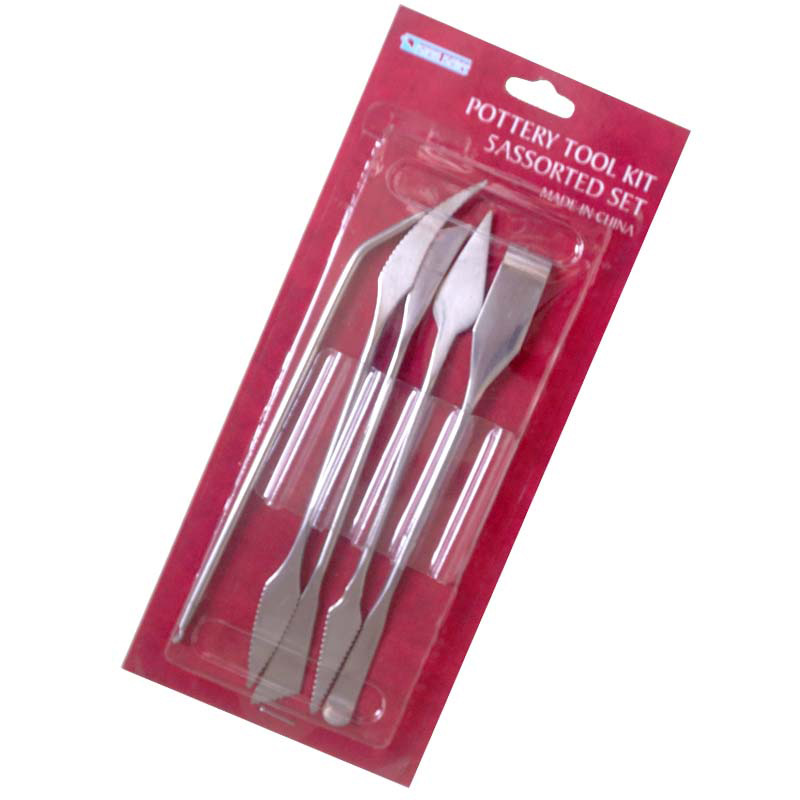 스테인레스 스틸 칼 5종 세트, 레드 카드 점토 모델링 - Card Scraper Steel 리뷰 및 가격