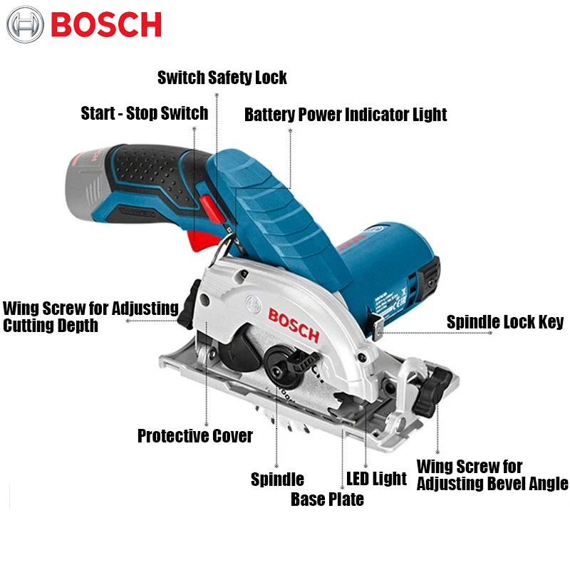 BOSCH GKS 12V-LI 전기 원형톱 전문가용 다 - Woodworking Saw 리뷰 및 가격