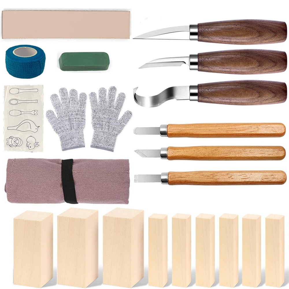 조각 칼 선물 세트 21종 목공 조각 칼 세트 목재 성 - Woodworking Knife 리뷰 및 가격