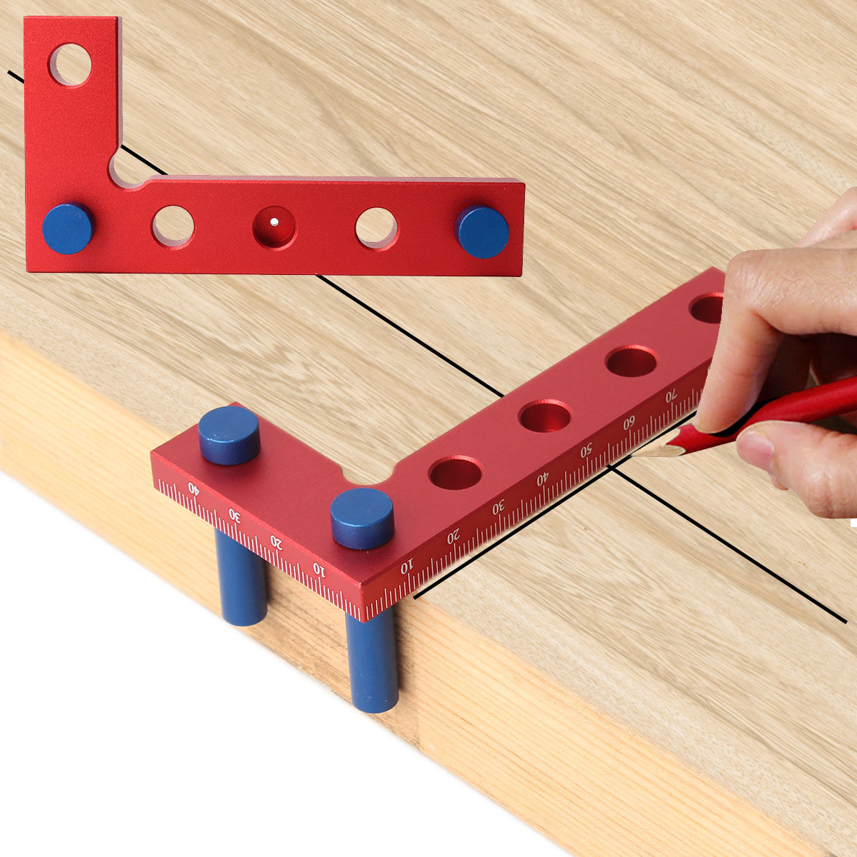 목공용 셀프 센터링 스크라이빙 도구 90도 정밀 사각  - Woodworking Women 리뷰 및 가격