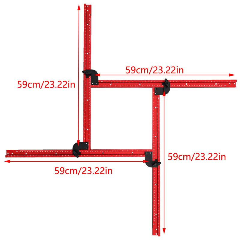 조절 가능한 스퀘어 라우터 템플릿 가이드, 가변 라우터 - Woodworking Project Plans 리뷰 및 가격