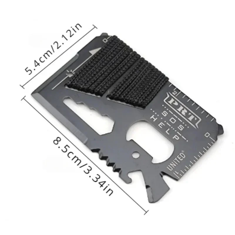 다기능 스테인리스 스틸 구조 나이프 카드, 파라코드 포 - Card Scraper Steel 리뷰 및 가격
