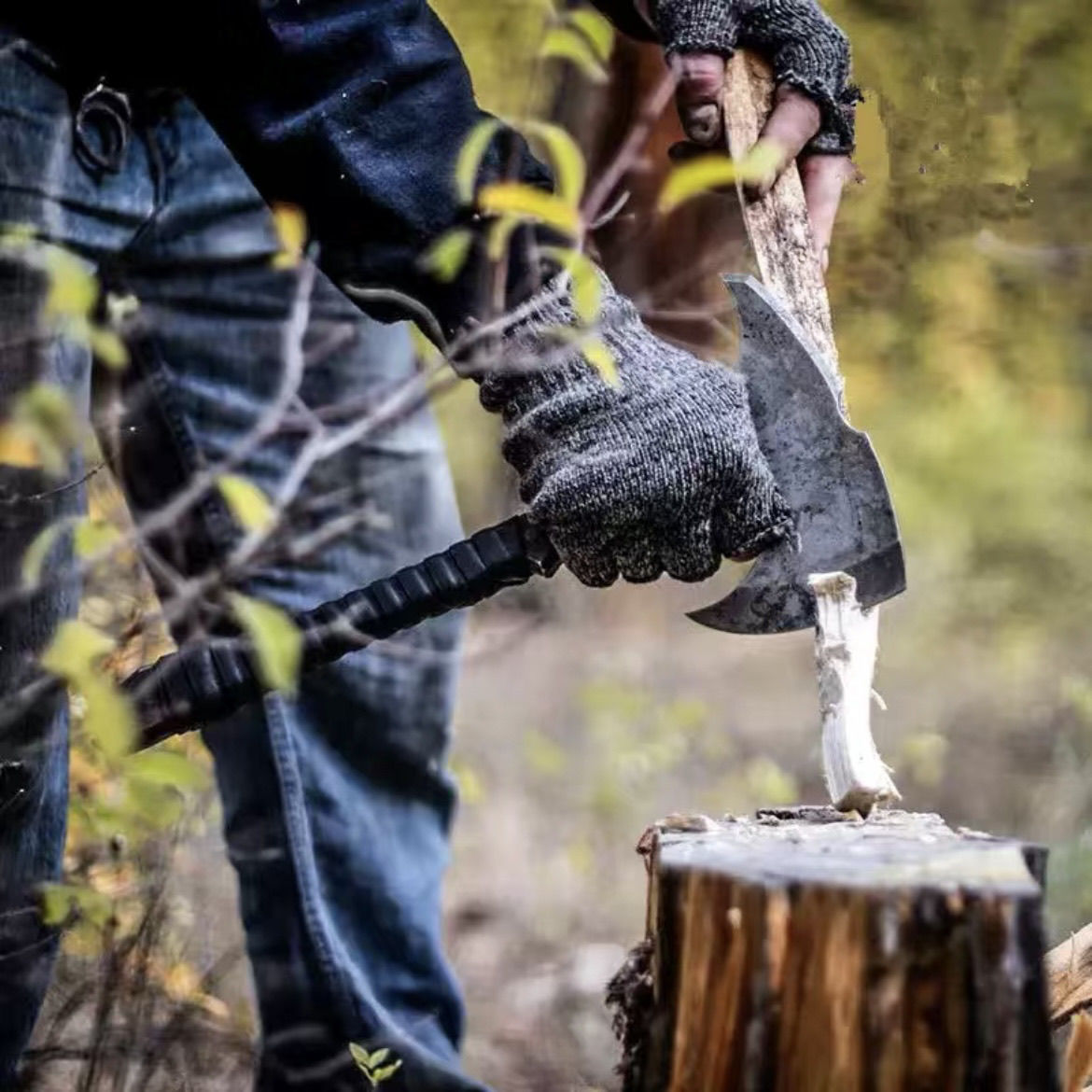 야외 휴대용 단조 니만 도끼 캠핑 전투 도끼 나무 쪼개 - Woodworking Hatchet 리뷰 및 가격