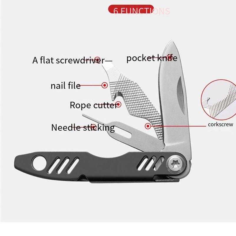 휴대폰 카드 추출 핀, 열쇠고리, 병따개, 다기능 접이 - Card Scraper Steel 리뷰 및 가격