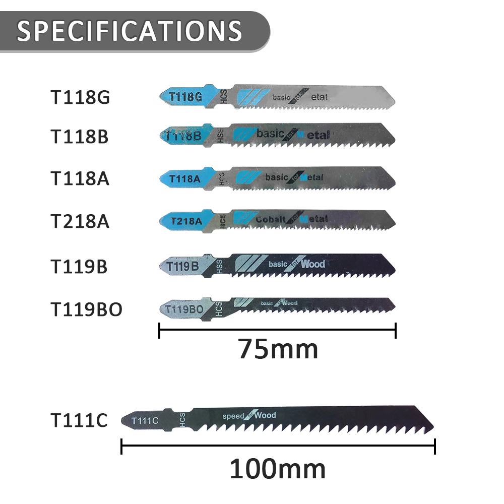35피스 직소날 세트, 혼합 HCS 왕복톱날, 목재,  - Woodworking Saw 리뷰 및 가격