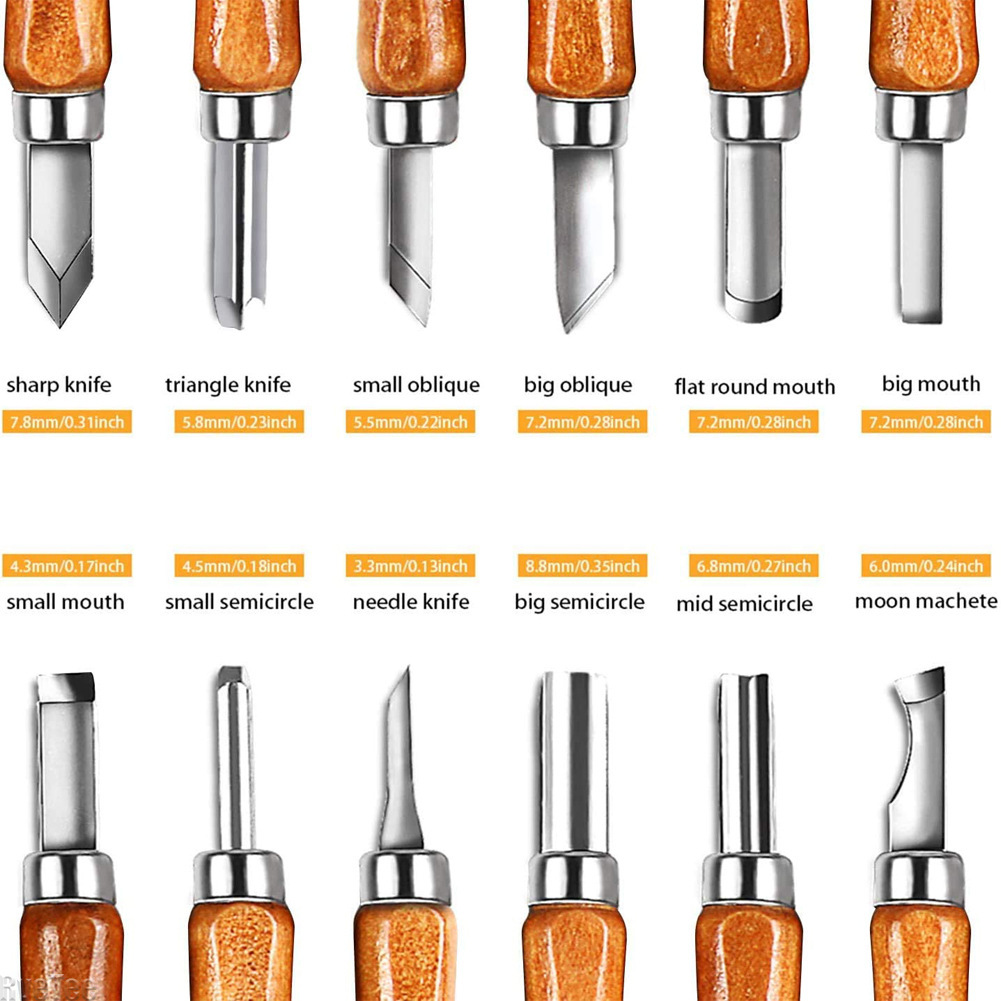 12Pcs SK2 목공 조각 도구 세트 가방 포함 HR - Woodworking Knife 리뷰 및 가격
